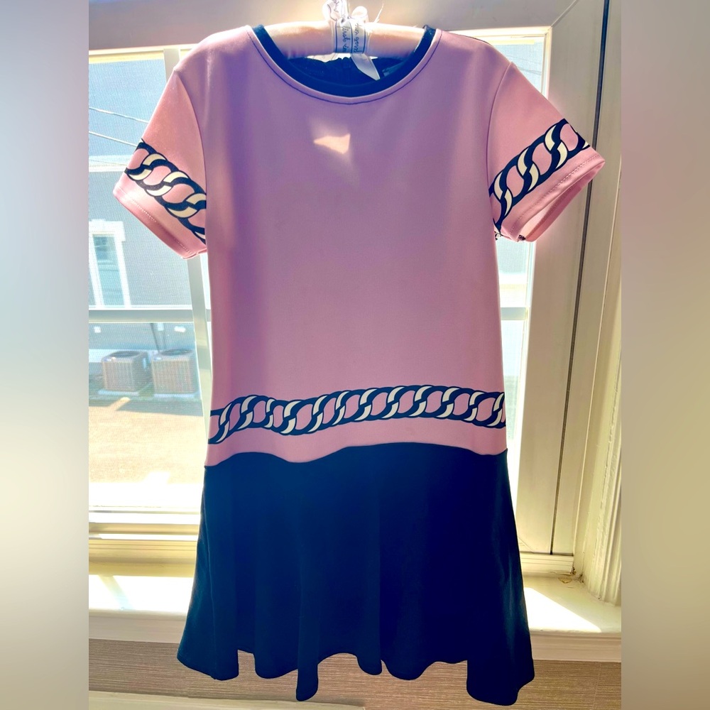 Byblos Pink and Black Dress